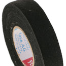 Wiring Loom Harness Tape, Black Adhesive Fabric Tape for Automobile (19 mm x 15