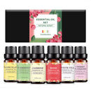 6 Bottles 10ml Essential Aromatherapy Oil Pure Natural Set for Aroma Diffuser