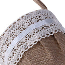 Handheld Girls Bride Flower Basket Wedding Ceremony Party Home Decor