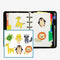 6pcs DIY Colorful Animal Self-Adhesive 5D Diamond Stickers Painting Kits