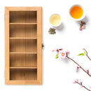 Bamboo System Tea Bag Jewelry Organizer Storage Box 5 Compartments Tea Box  T6I1