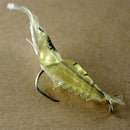 5 Pcs Lures Bait Shrimp Fishing Simulation Prawn Saltwater Hooks Fish Supplies ^