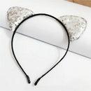 Sequins Cat Ear Girl Hairband Sexy Cat Ears Kid Hair Accessories For Women
