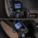 Bluetooth FM Transmitter Radio Adapter Car Kit With 5V 2.1A USB Car Player