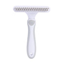 Pet Cat Dog Hair Removal Needle Comb Fur Trimming Open Knot Brush (Green) A