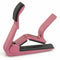 Metal Quick Change Key Capo Clamp for Acoustic Electric Guitar Pink