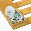 Plant Flower Pot Removable Tray With Roller Pulley Universal Wheel Wooden B