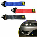 New Red High Strength Racing Tow Strap Set for Front Rear Bumper Towing Hook Hot