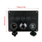 5 Sets Of On-Off Toggle Switch Control Panel Voltmeter Dual USB Combination I4A5