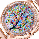 Fashion Luxury Women Classic Quartz Stainless Steel Belt Dress Dial Wrist Watch