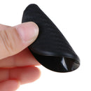 2Pcs Black round car accessories water cup slot non-slip carbon fiber look  ME