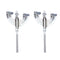 16x Bass Drum Claws Hook W/ Tension Rods For Drum Parts Repair