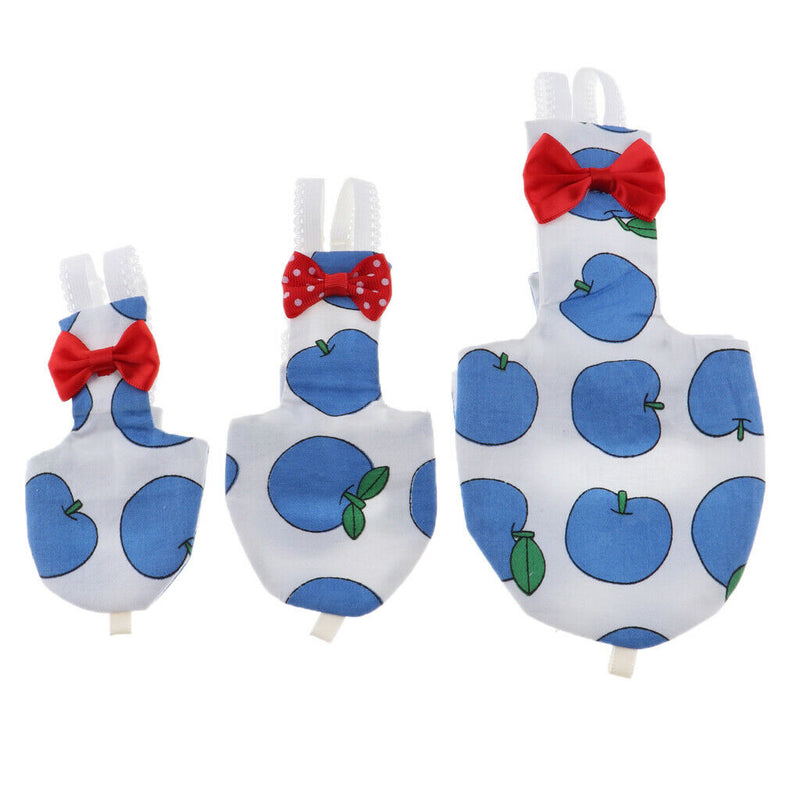 2 Pcs Parrot Nappies Pocket Diaper Bird Nappy Blue Comfort for Pet Bird Parrot
