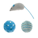 Bell, Mice, Sisal Ball Perfect Mix Of Toys Types For Your Cat Kitten Kitty