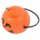 Pumpkin Candy Holder 12 Mini Trick-or-treat Halloween Candy Bucket:Orange