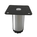 4 Pieces Stainless Steel Adjustable Furniture Legs Round Sofa Feet 50x150mm