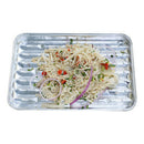 5 Pack Aluminum Foil Grilling Tray Rectangular BBQ Plate Disposable Cake Pan