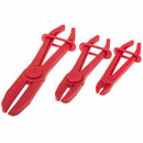 1X(3 Pcs Set Plastic L Pipe Hose Cutting Sealing Pliers Clamp Car Repair To