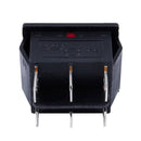 Waterproof LED illuminated 6Pins Mini O/F/O DPDT Rocker Switch Car