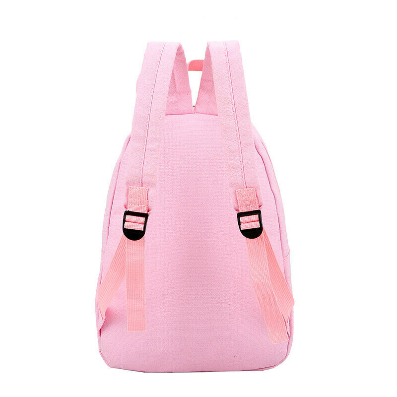 Cute Piggy Shoulders Backpack Pig Canvas School Bag Girls Student Shoulders D3M9