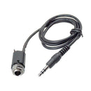 6.35mm Endpin Output Jack Plug Cable 3.5mm Plug Cable for Acoustic Guitar EQ