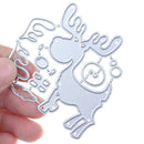 Christmas Deer Metal Cutting Dies Craft dies for Scrapbooking DIY card making JR