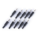 10pcs/lot 3.5mm audio male plug jack adapter stereo connector headphone,E.ES