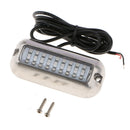 Stainless Steel LED Underwater Pontoon Marine Boat Transom Light Green Light