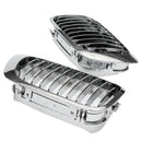 Car Front Bumper Chrome-Plated Kidney Intake Grille Grill for Bmw E46 325Ci