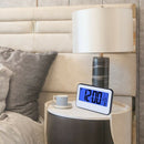 Led Digital Alarm Clocks Date Week Temperature Electronic Table Watch Voice Z1E4