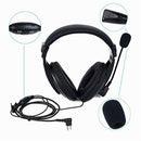 Noise Cancelling 2-Pin Headphone VOX-PTT Deep Bass Stereo Overhead Headset Wired