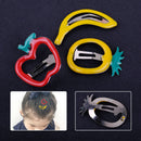 9 X Kids Baby Girls Mixed Fruit BB Hair Clips Hairpins Snaps Pineapple Headwear