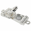 5x Mixed Rhinestone Magnetic Clasps