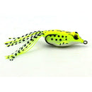 5PCS Topwater Soft Frog Rubber Fishing Lure Crankbait Bait Tackle Bass Hooks New