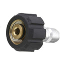 Pressure Washer Adapter Set, Quick Connect Kit, Metric M22 15Mm Female Swiv