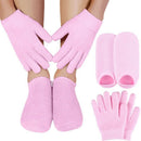 Moisturizing Gel Socks Gloves Set Hands Feet Skin Whitening Care Beauty Spa