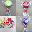 Lollipop Candy Towel Washcloth Wedding Favor Baby Shower Gift Dessert Wrap  OZ
