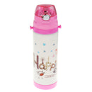 Kids Drinking Insulation Baby Straw Cup Kids School Bottle Pink