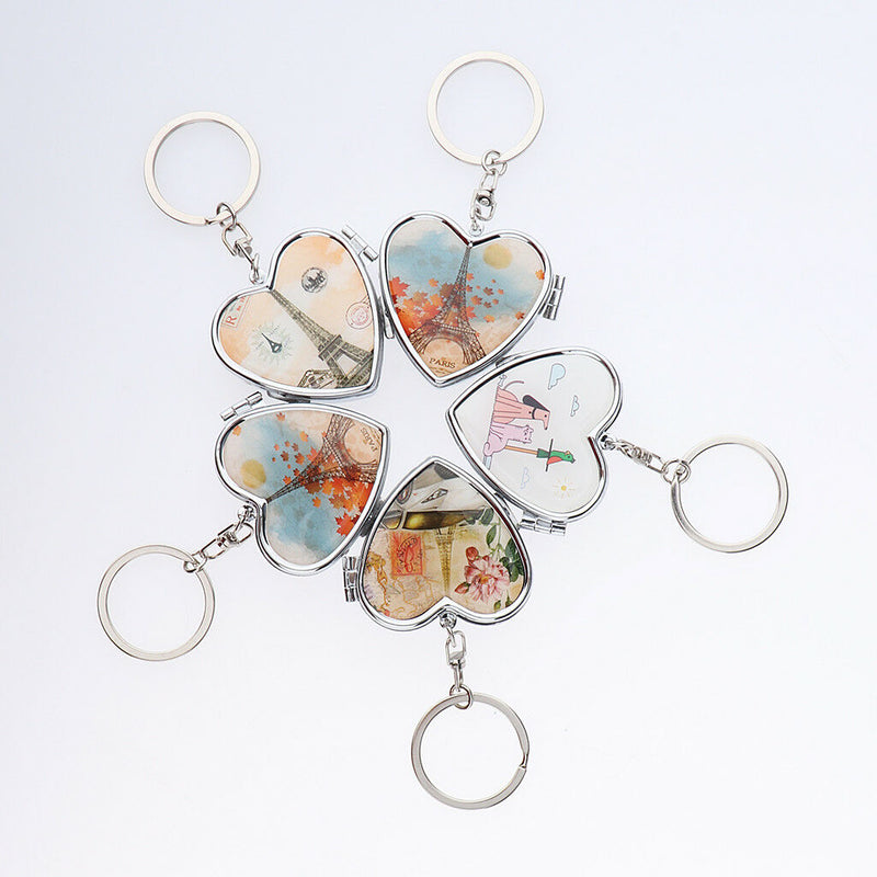 Emboss Waterproof Pill Case Bottle Mini Pill Box Holder Keychain Container