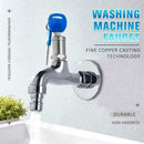 Zinc Alloy Faucet Wall Mounted Key Control Water Tap Machine Durable Garden O1W1