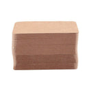100 Brown Kraft Label Paper Tag Blank Luggage Card Party Wedding Hang Gift  U4U7