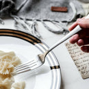 Stainless Steel Dinner Fork Long Handle Table Forks Korean Cutlery High Qualit3C