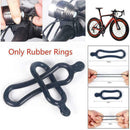 2Pcs Black Rubber Band PVC Ring For T6 Led Headlight Bike Lamps Bicycle Hea A5O7
