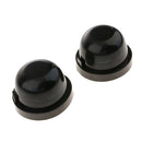2pcs HID LED Headlight Headlamp Dust Covers Light Caps Protector 75mm