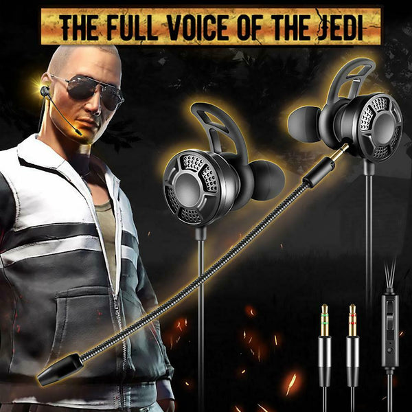 T2 Dual 3.5mm Wired In-Ear Earphone Volume Control Headset Earbud with Mic #SFD