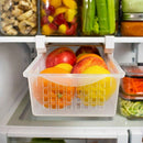 Fridge Organizer Drawer, Refrigerator Pull-Out Bin Adjustable, Installs Und