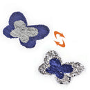 Butterfly Reversible Sequins Sew On Patch for clothes DIY Embroidered AppliqueM&