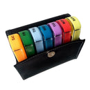 Portable Moisture-proof Plastic Pill Box BPA-Free Pill Organizer Weekly Case
