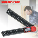 200mm Digital Protractor Ruler Inclinometer Goniometer Measuring Tool (A) A