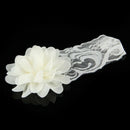 Brand New Baby Girl Toddler Lace Hair Band Hair Bow Accessories White Headw